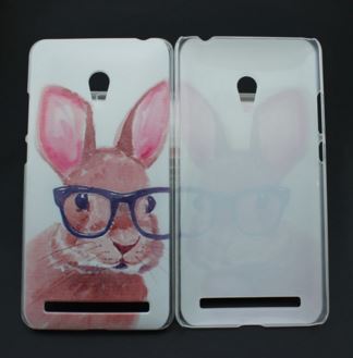 Накладка для Asus Zenfone 6  "Кролик" (пластик)-0